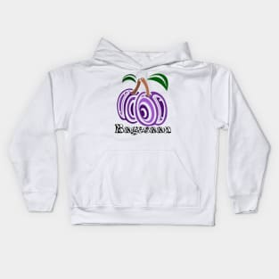 Plum (Bagesaan) Kids Hoodie